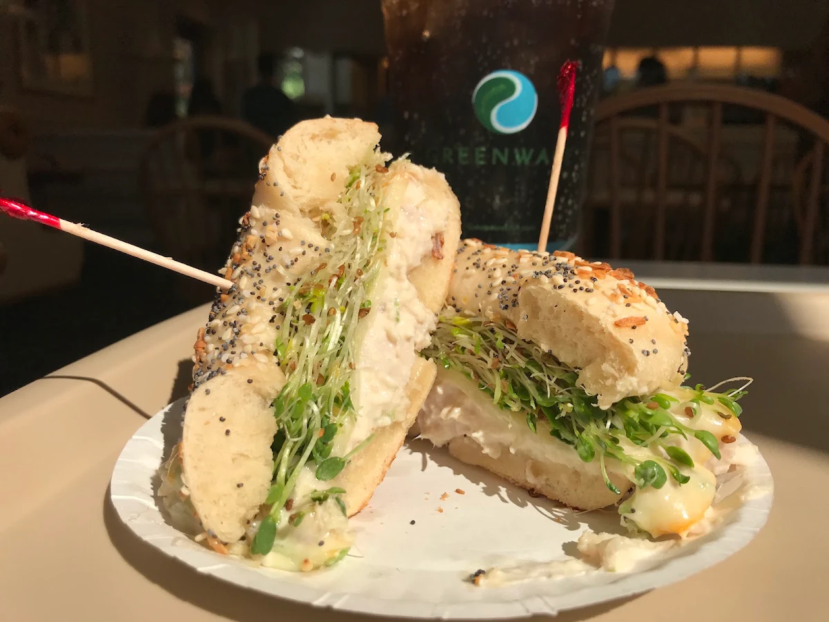 Chicken Salad on Everything Bagel