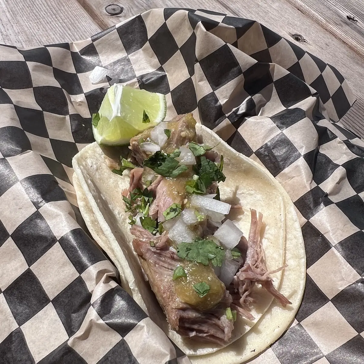 Three Street Tacos with Lime