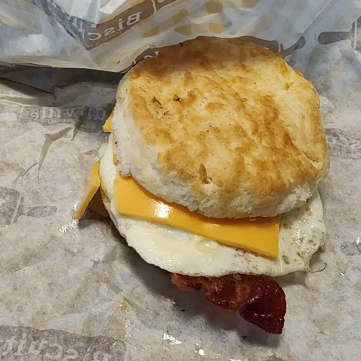 Bacon Egg and Cheese Biscuit
