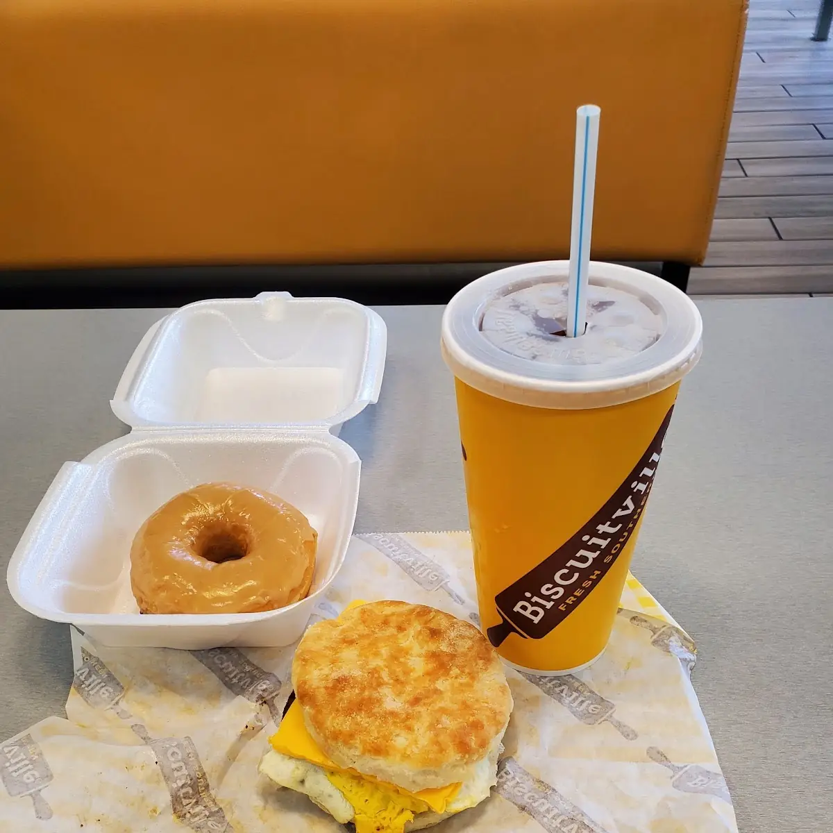 Sausage Egg and Cheese Biscuit