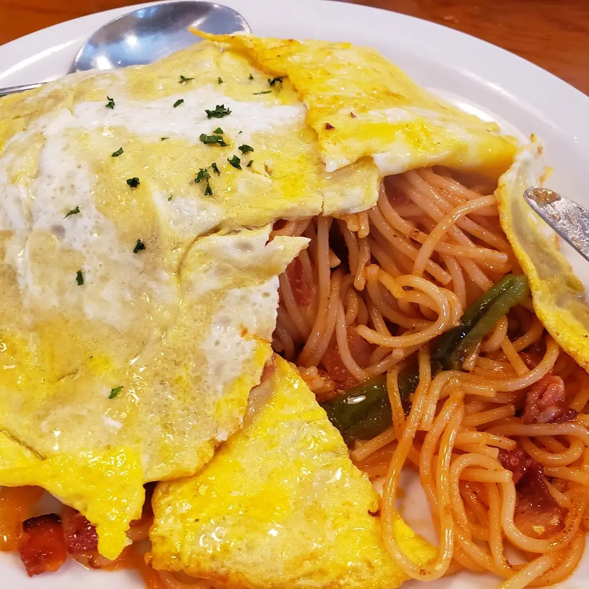 Spagetti Omelette