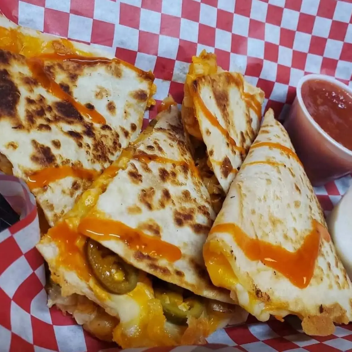 Chicken Bacon Ranch Quesadilla