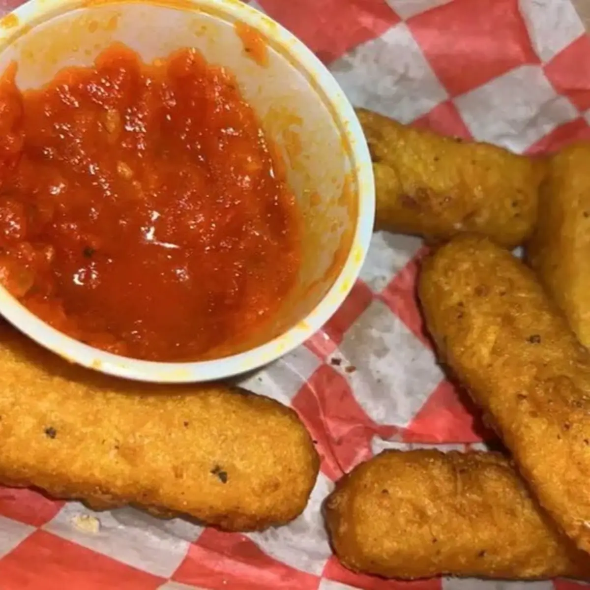 Deep Fried Mozzarella Cheese Sticks