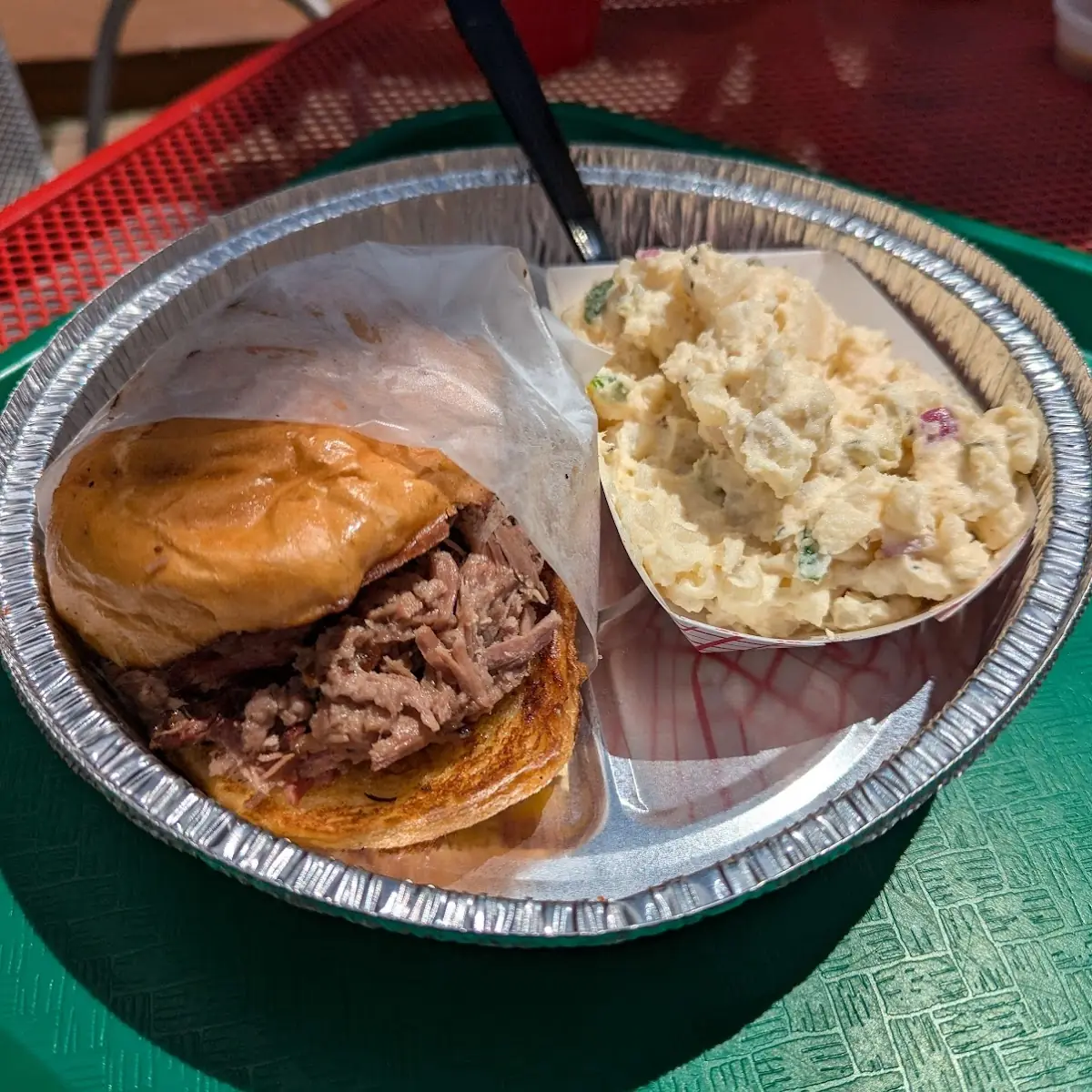 Chopped Brisket Sandwich