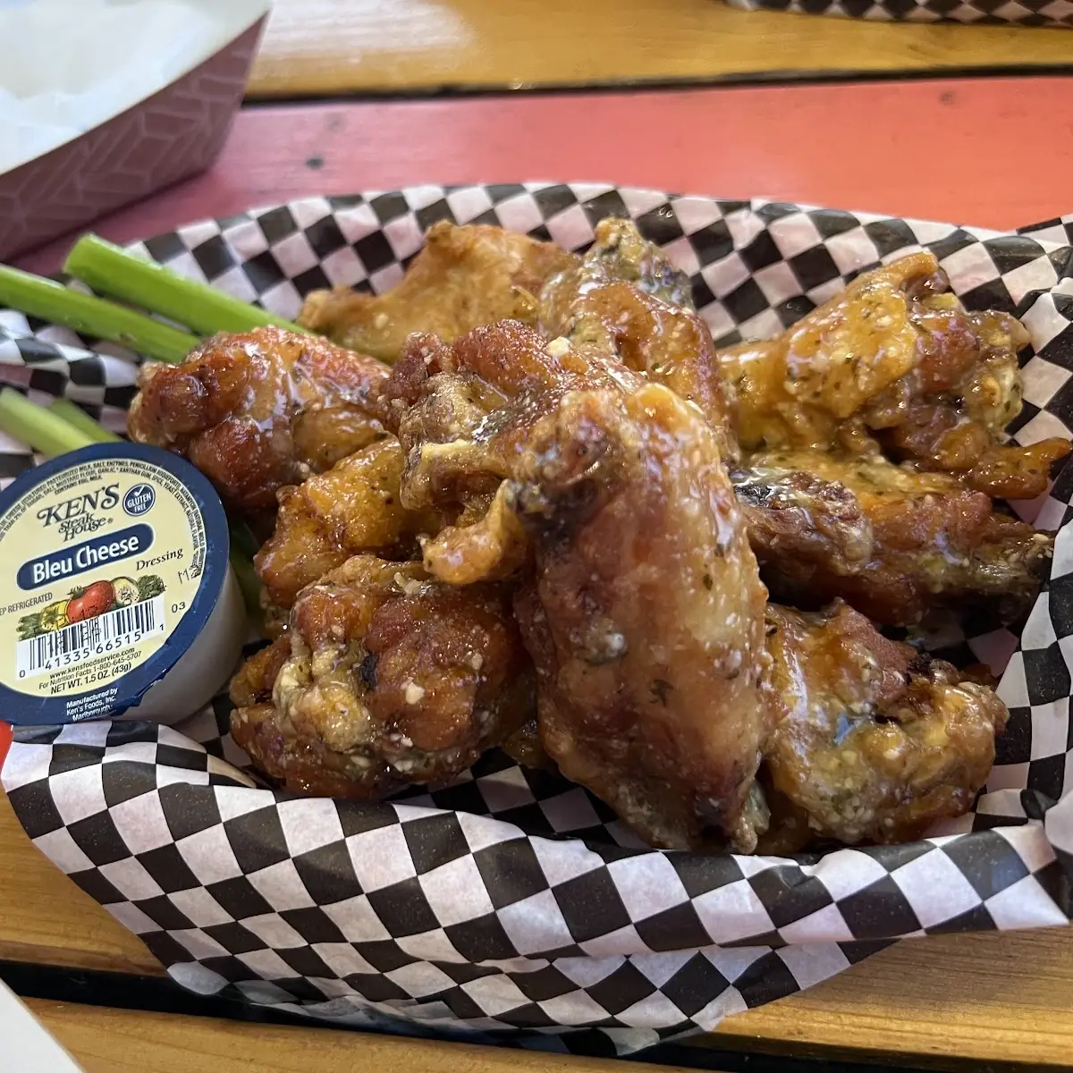 Chicken Wings with Fries
