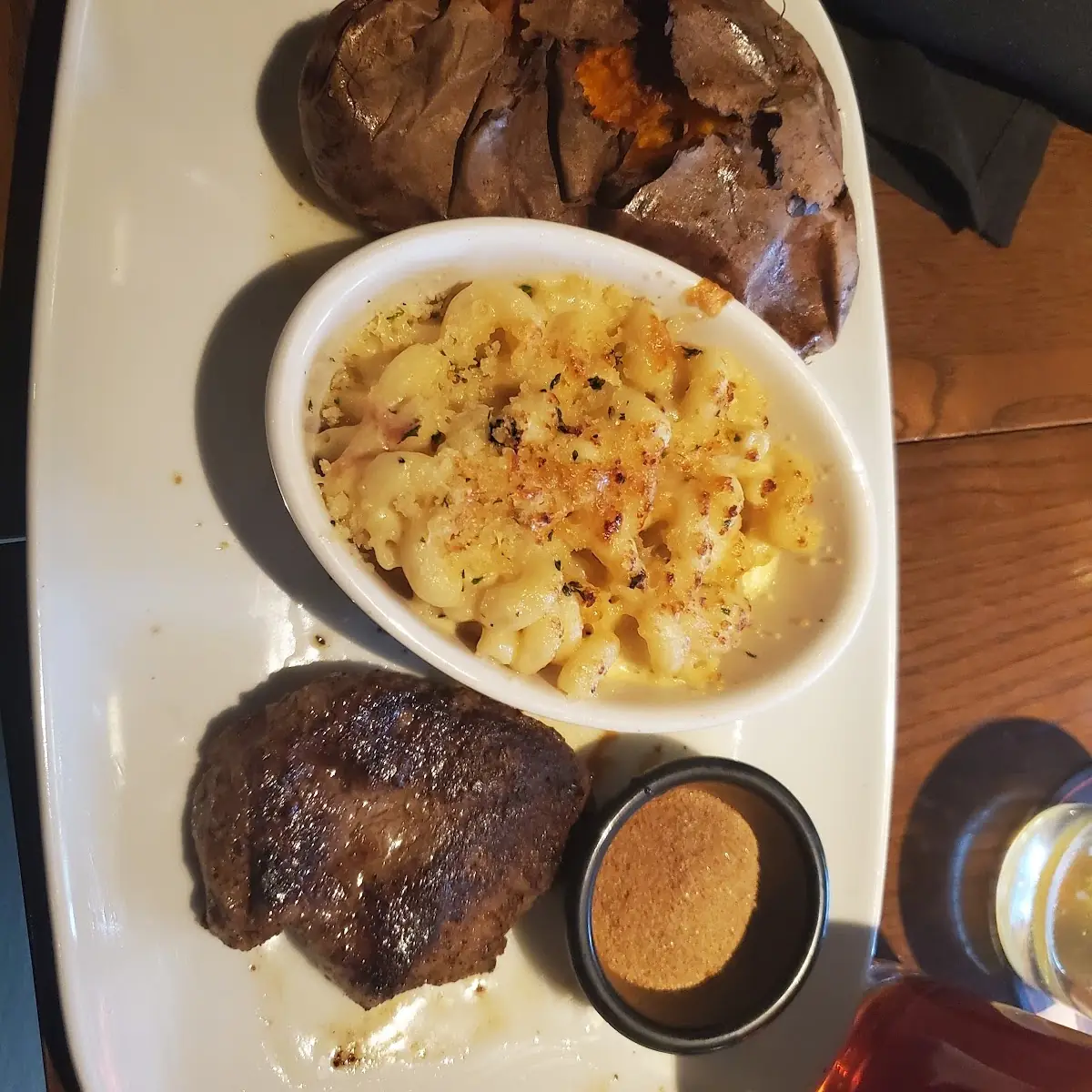6 Oz Filet and Sweet Potato