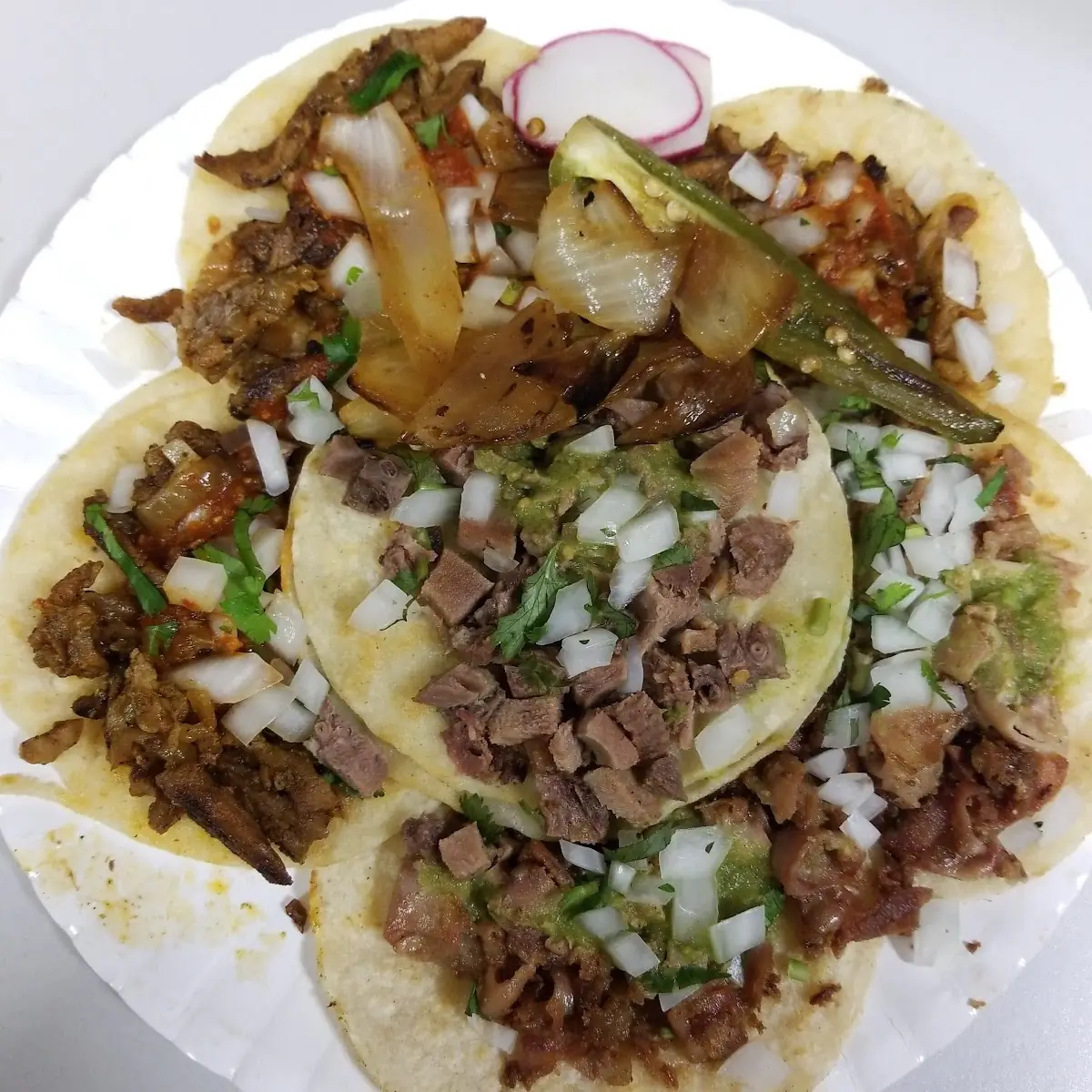 Assorted Tacos with Fresh Toppings