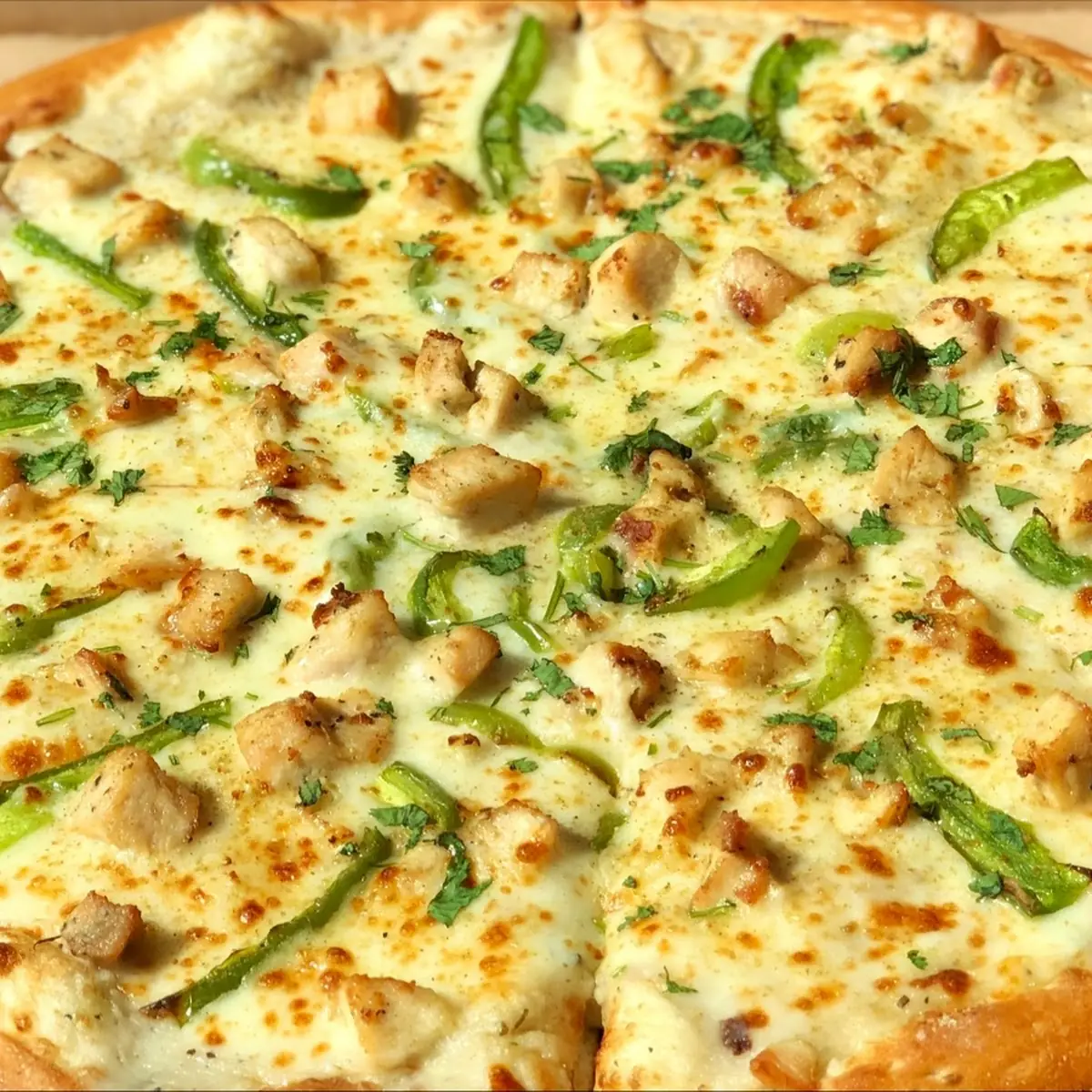 Garlic Chicken Pizza