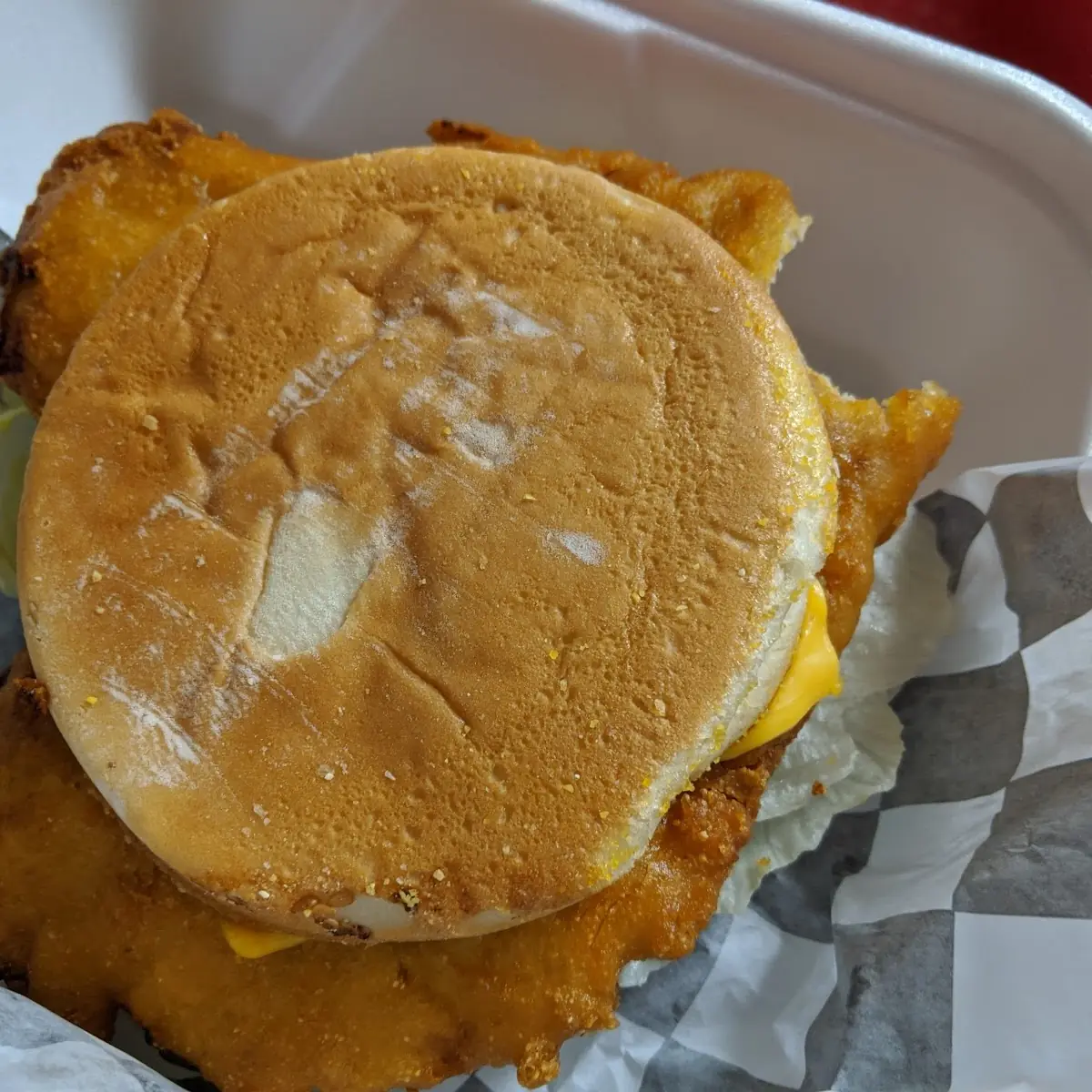 Pork Chop Sandwich Enormous