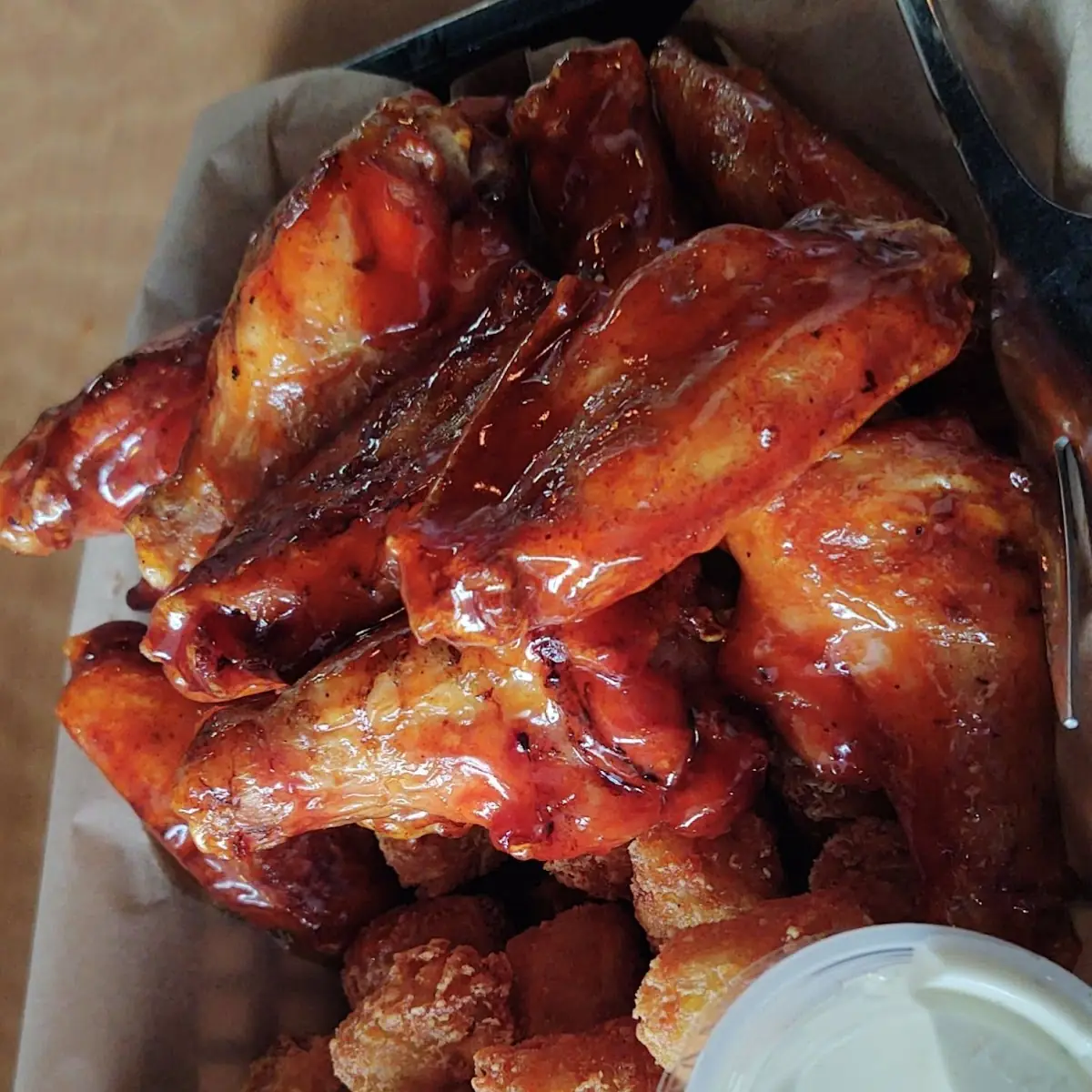 Hot Honey BBQ Wings