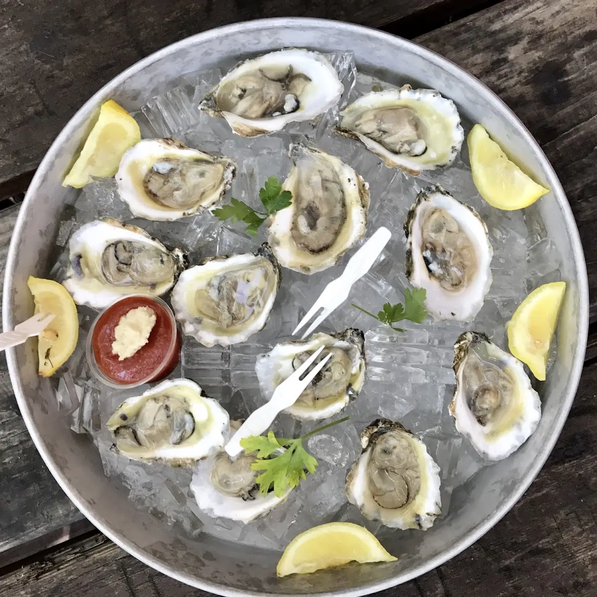 Oysters on Half-Shell