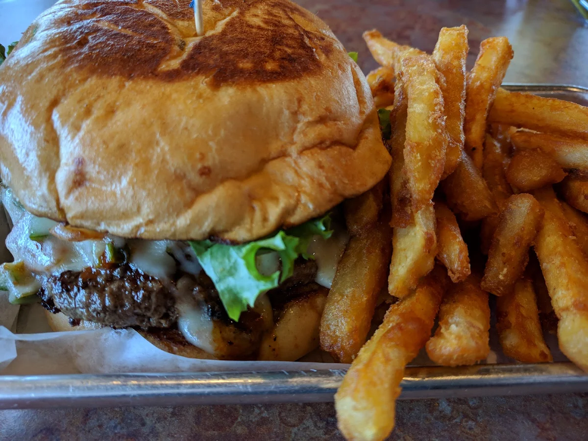 Swiss & Mushroom Burger