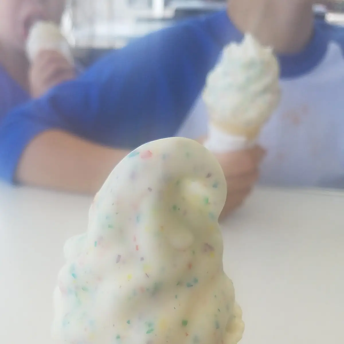 Birthday Cake Dipped Ice Cream Cone