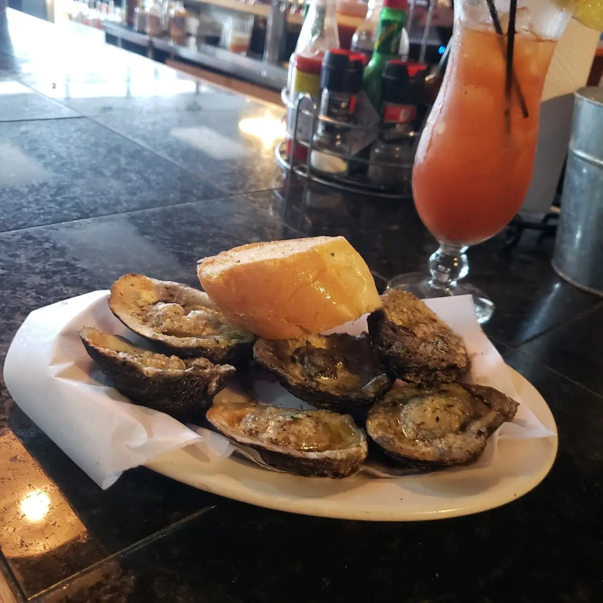 Char Broiled Oysters