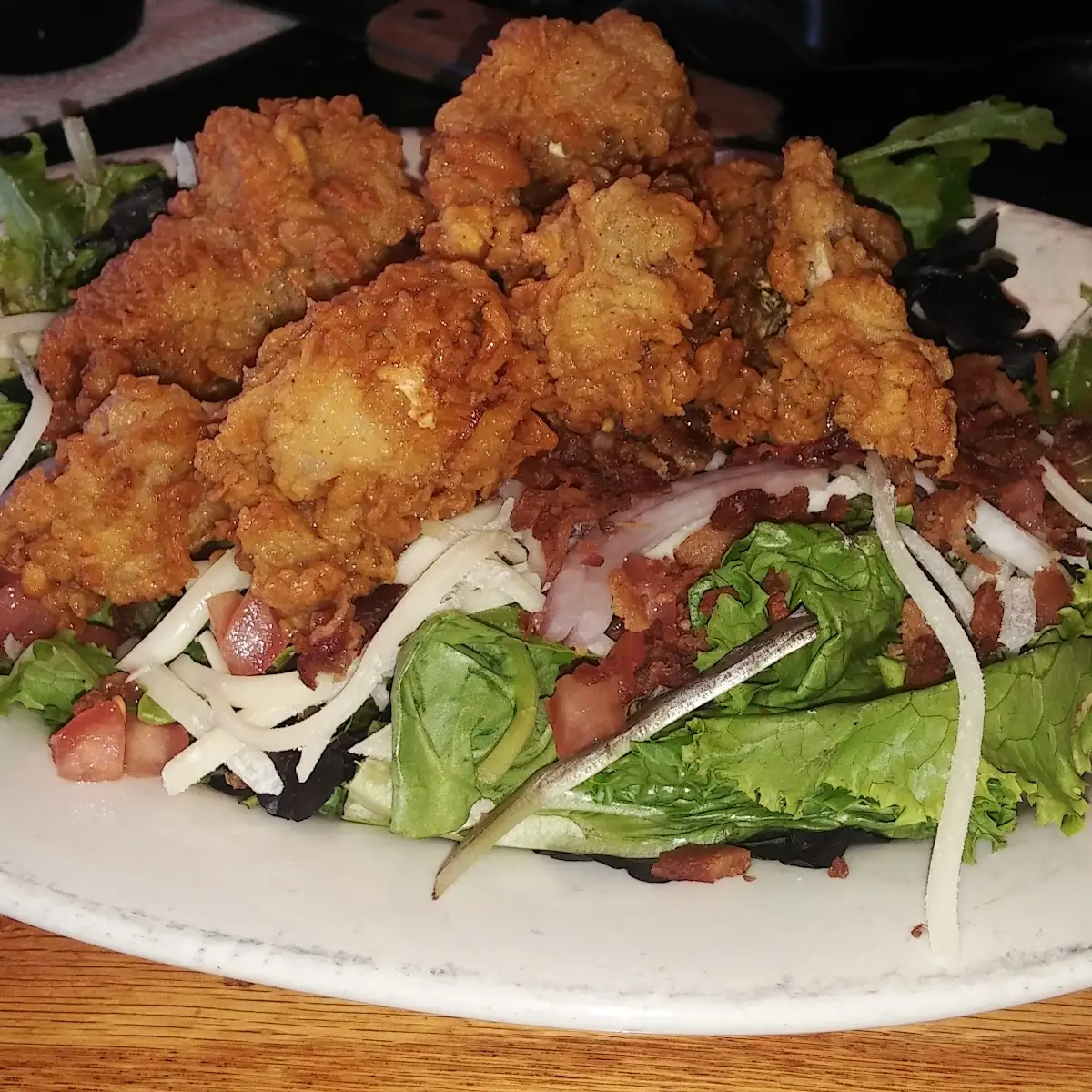 Fried Oyster Salad