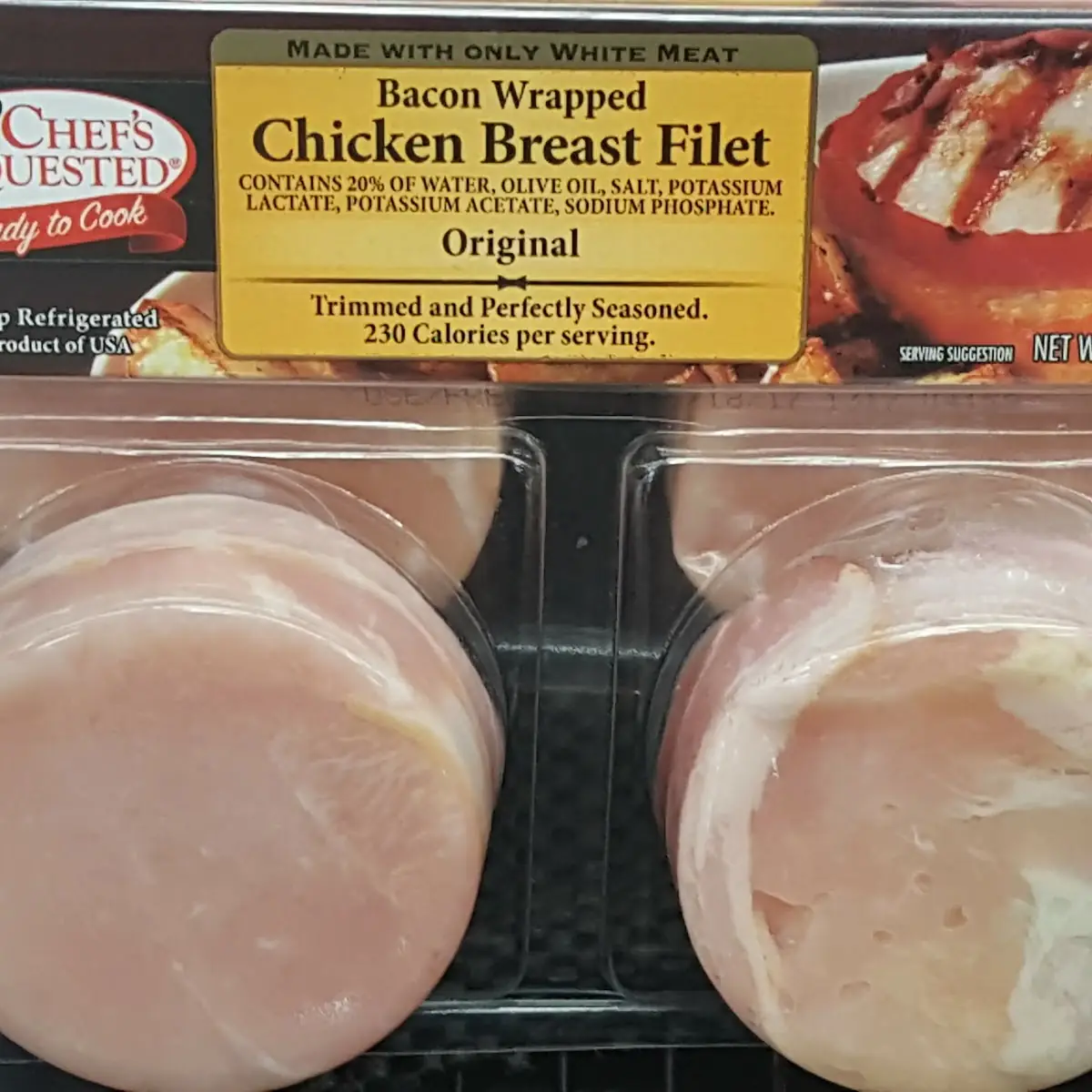 Bacon Wrapped Chicken Filet Mignon