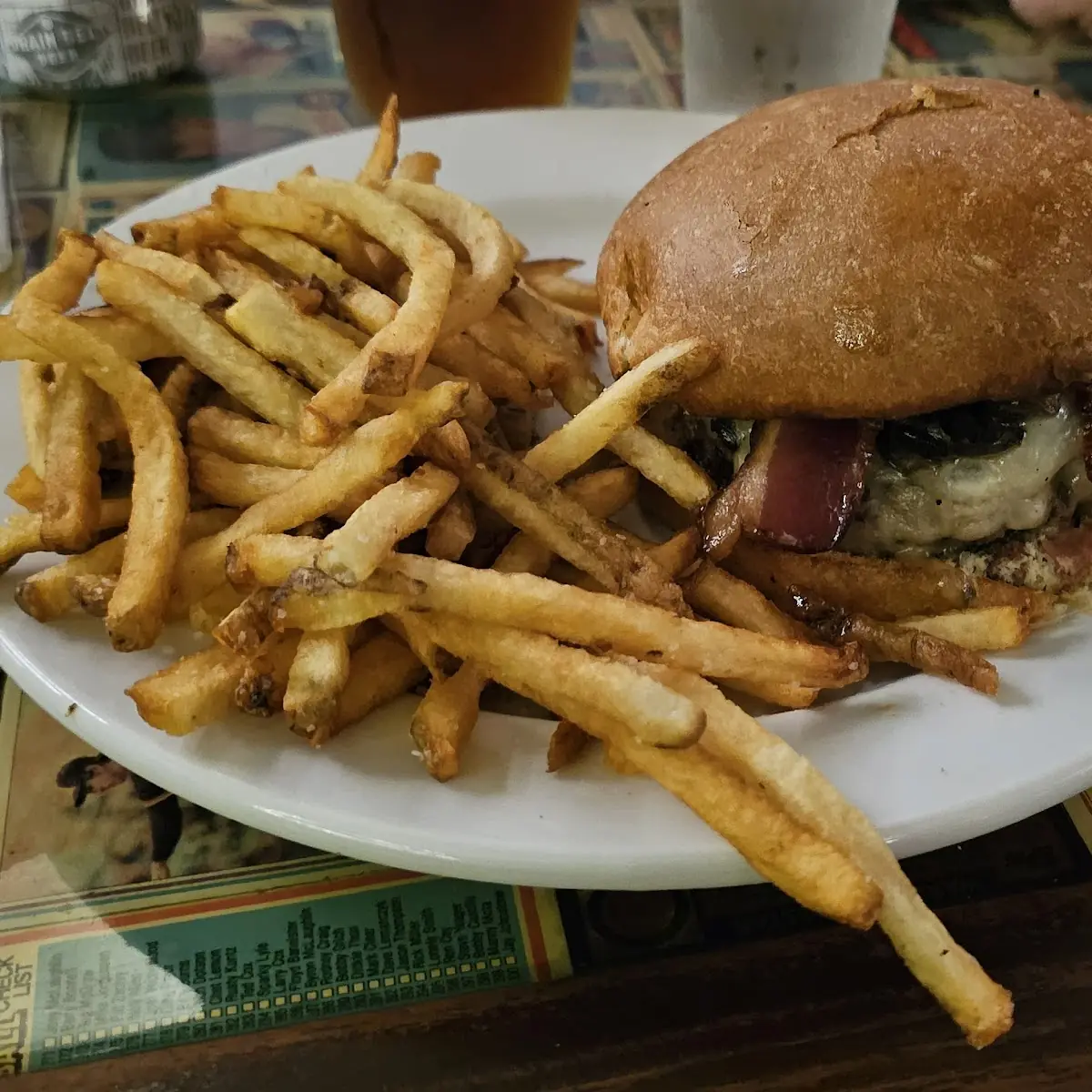 Burger and Fries