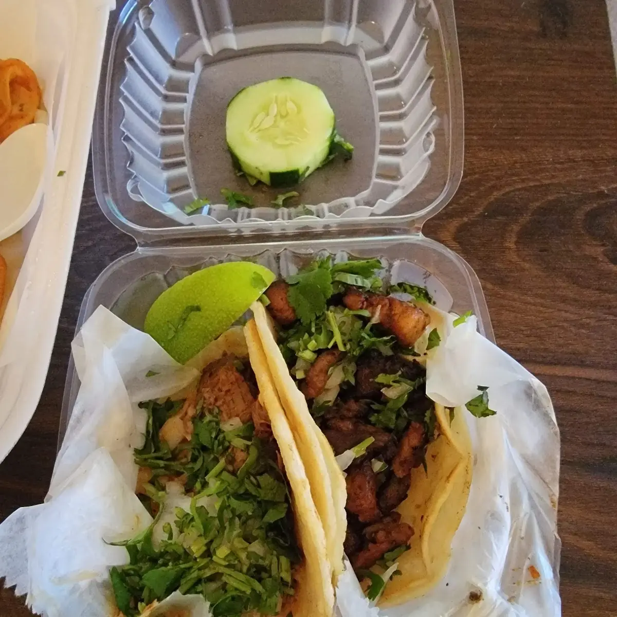Barbacoa and Pastor Tacos
