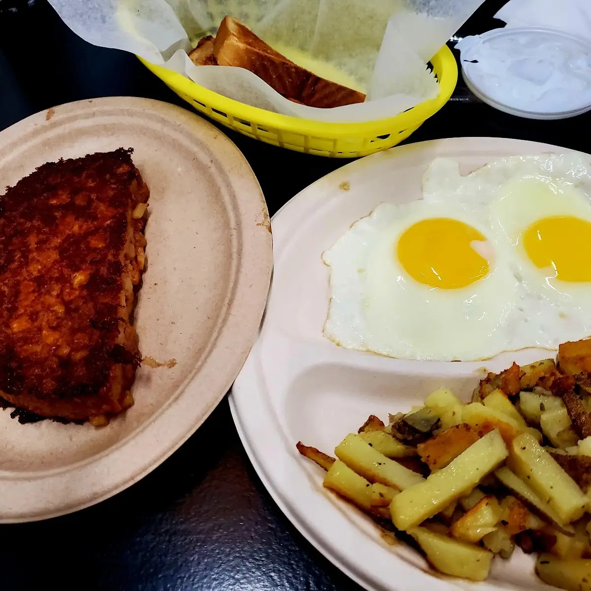Fried Pork Chops w Eggs