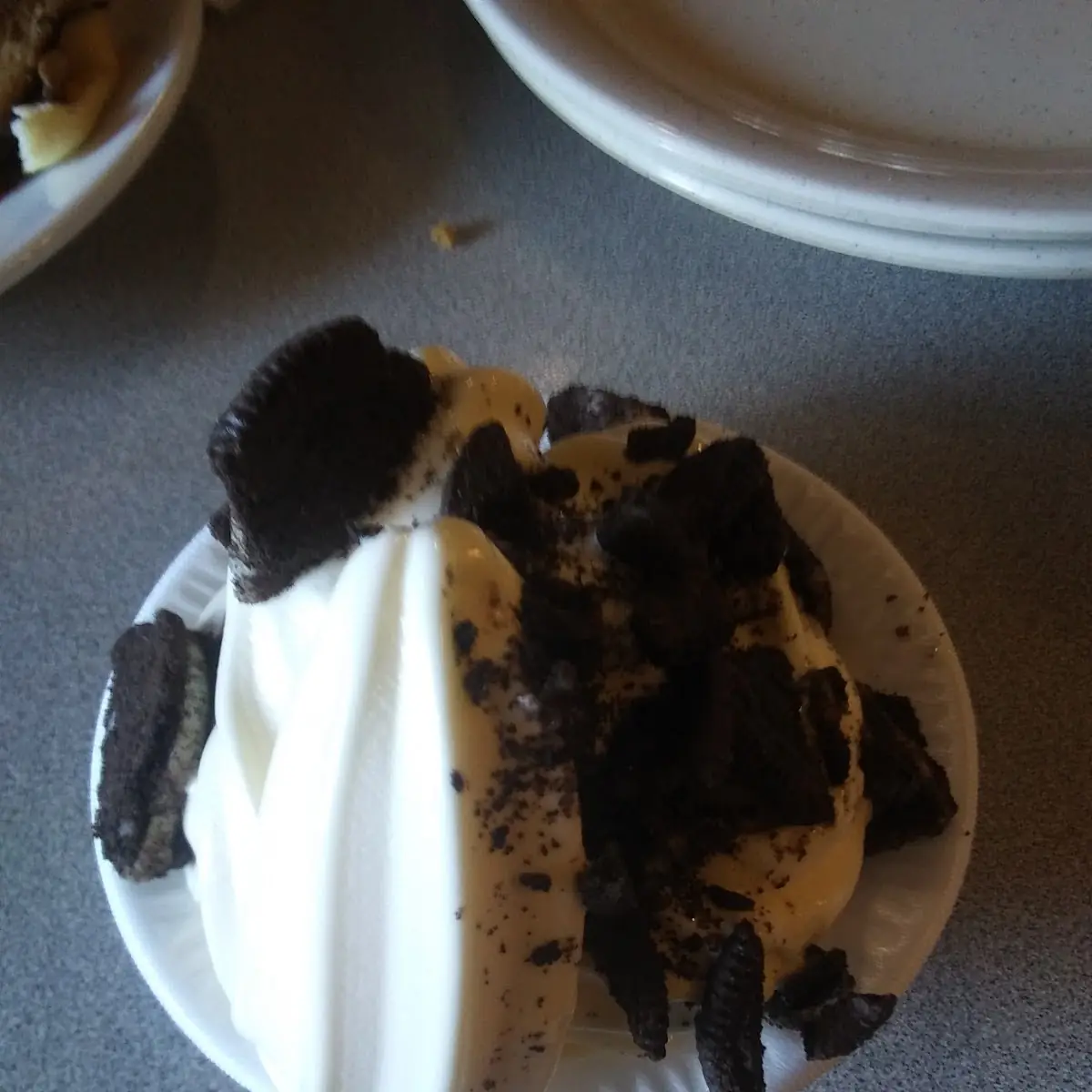 Soft Serve Ice Cream with Oreo Pieces