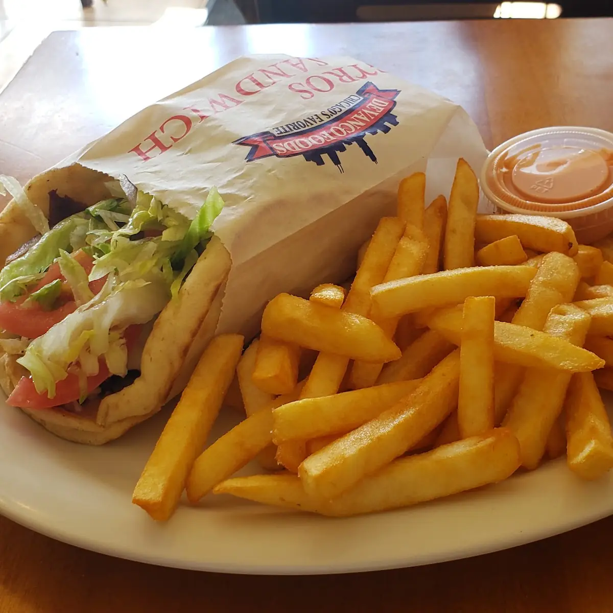 Gyro Sandwich Platter