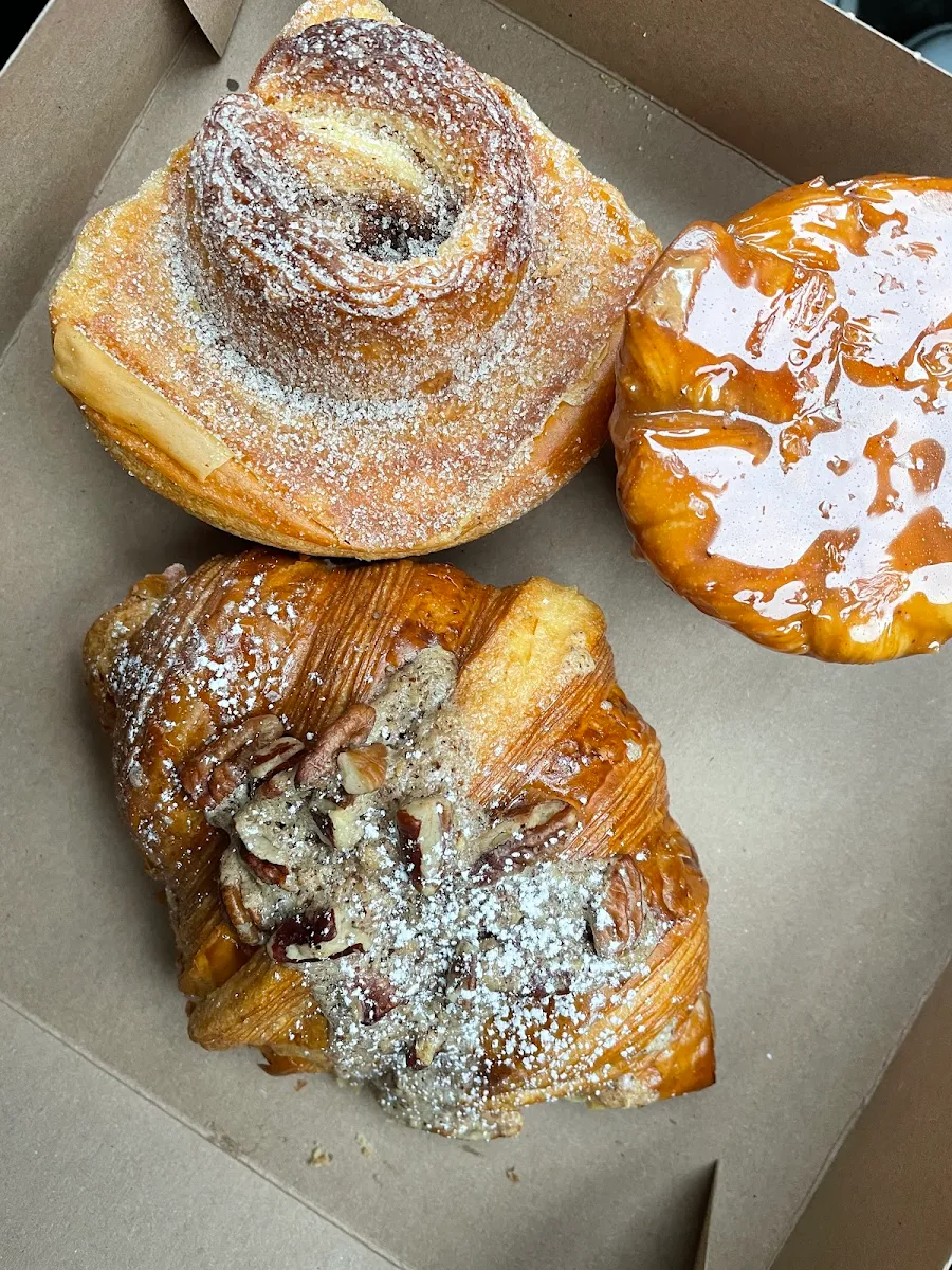 Assorted Pastries in Pastry Box