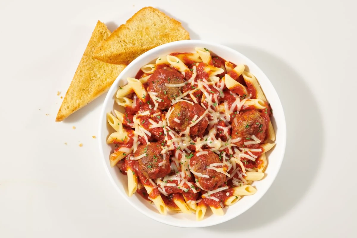 Penne Pasta & Meatballs