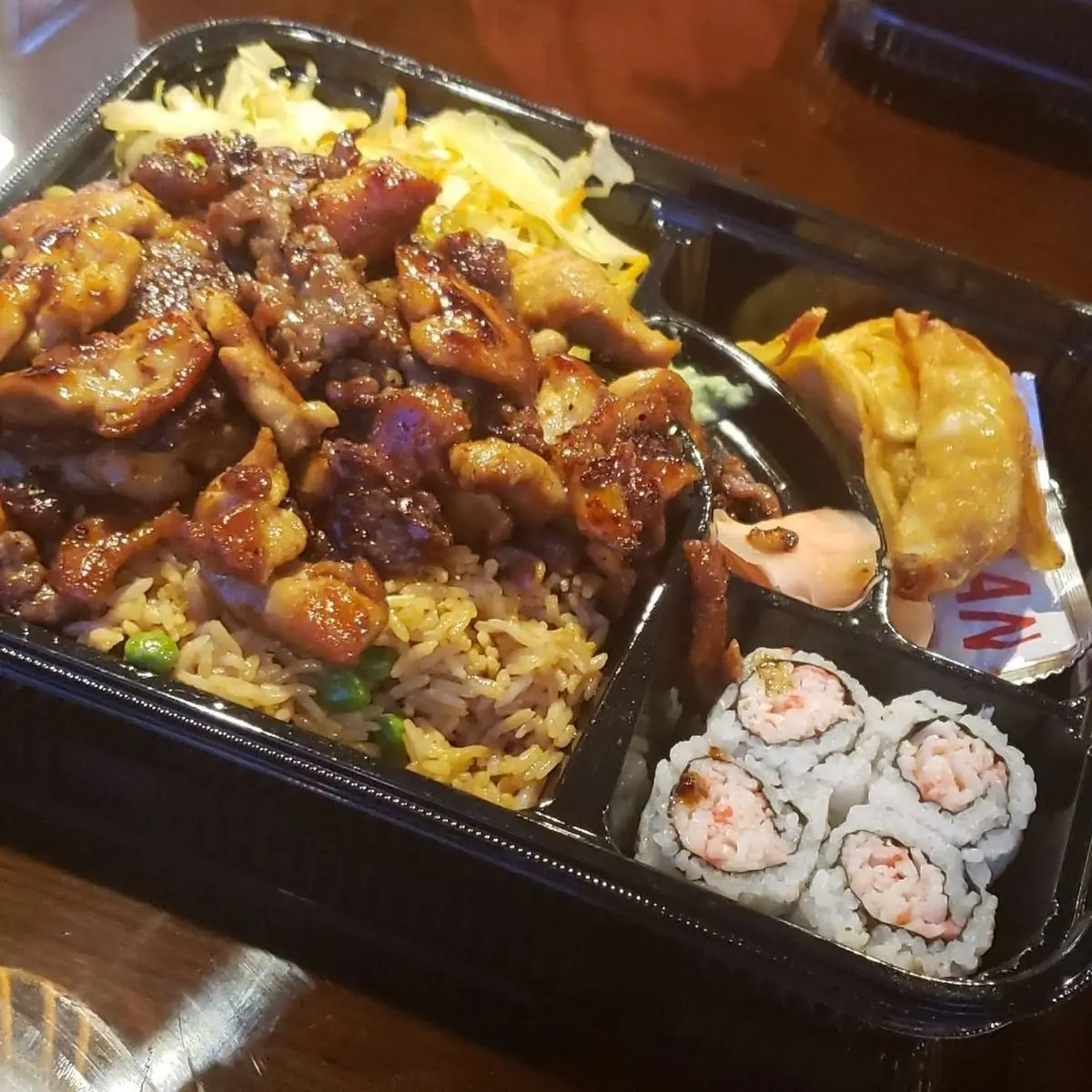 Chicken and Beef Bento Box