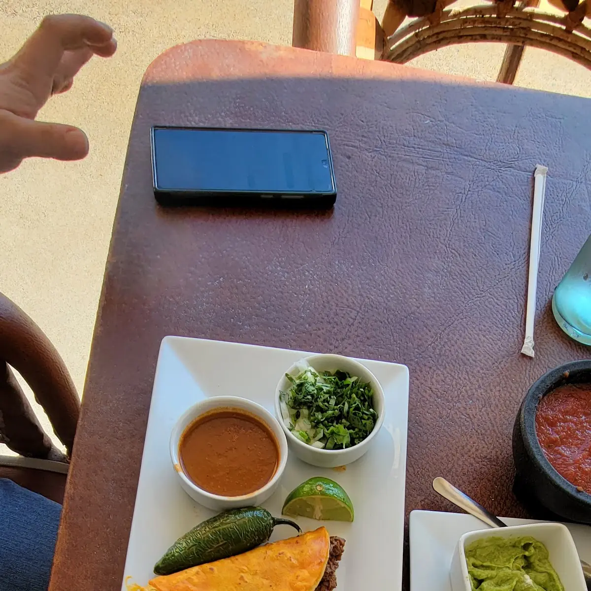Chile Relleno One Chicken Quesadilla and Fried Beans