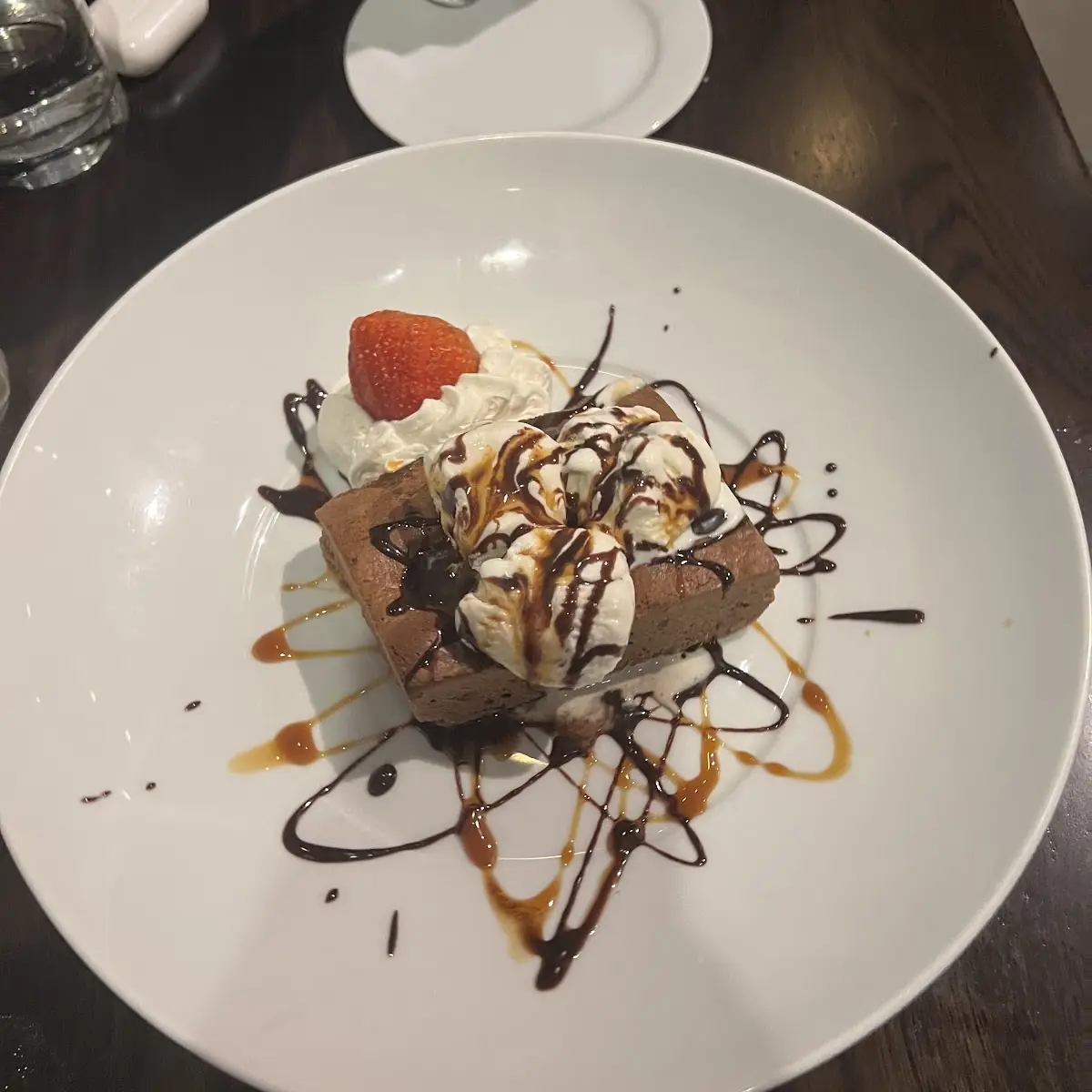 Nutella Brownie Sundae