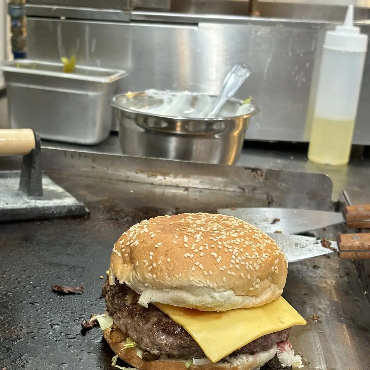 Double cheeseburger
