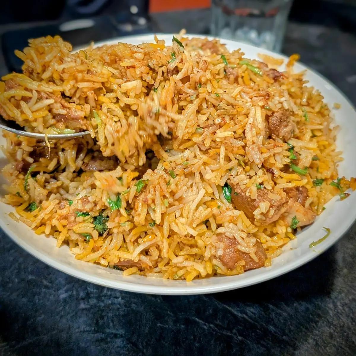 Lamb Biryani, Tandoori Chaska