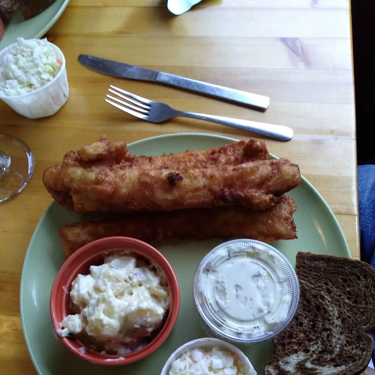 Cod with Potato Salad