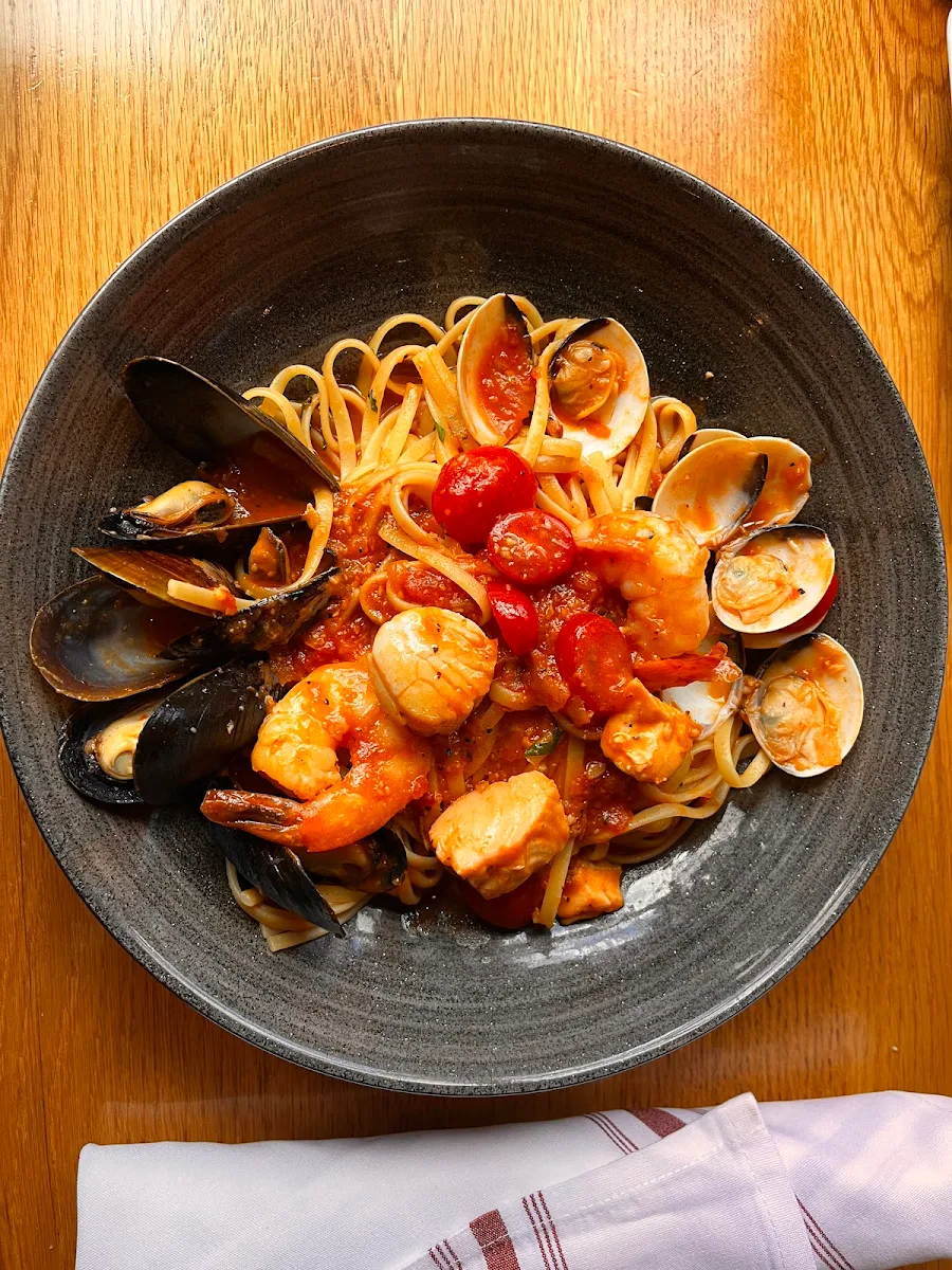 Seafood Linguini, Frankie's Italian Winnipeg
