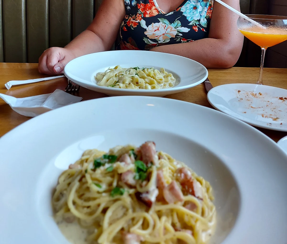 Spaghetti Carbonara, Frankie's Italian Winnipeg
