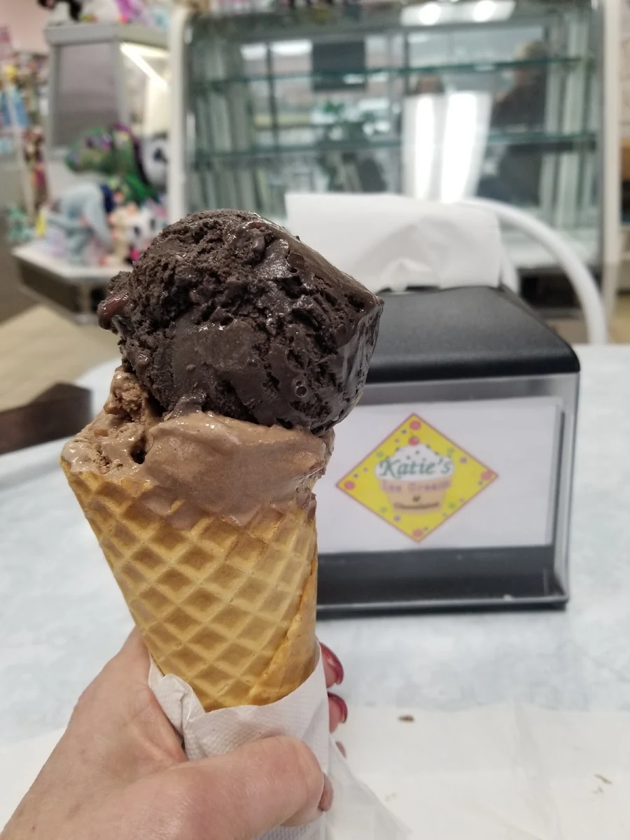 Dark Chocolate Raspberry and Chocolate Peanut Butter Cone