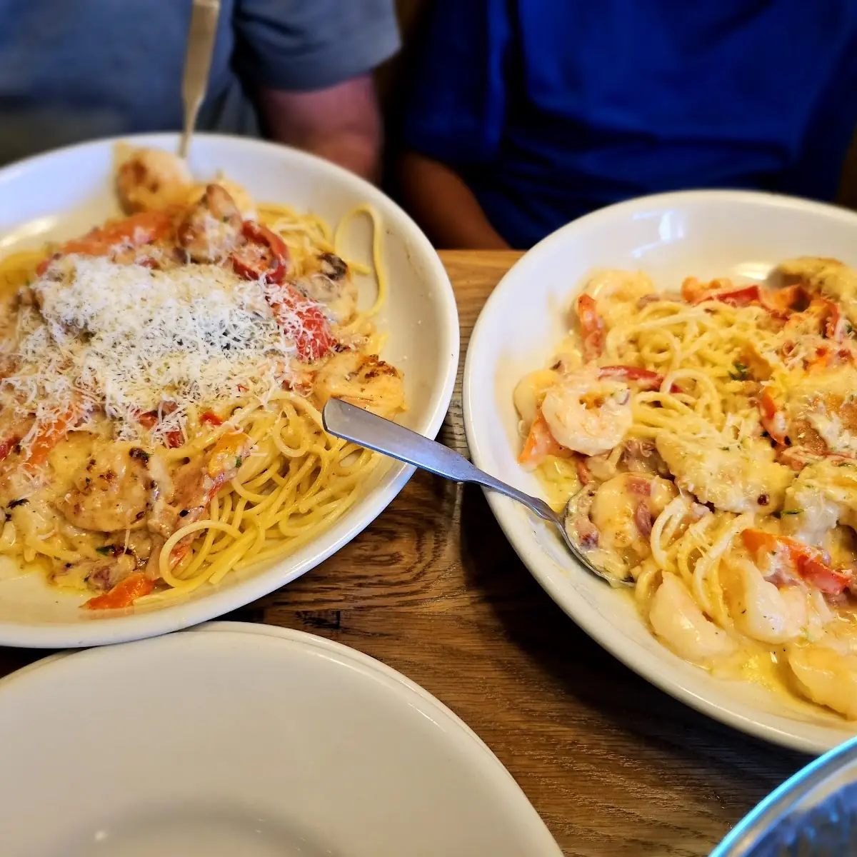 Shrimp and Chicken Carbonara