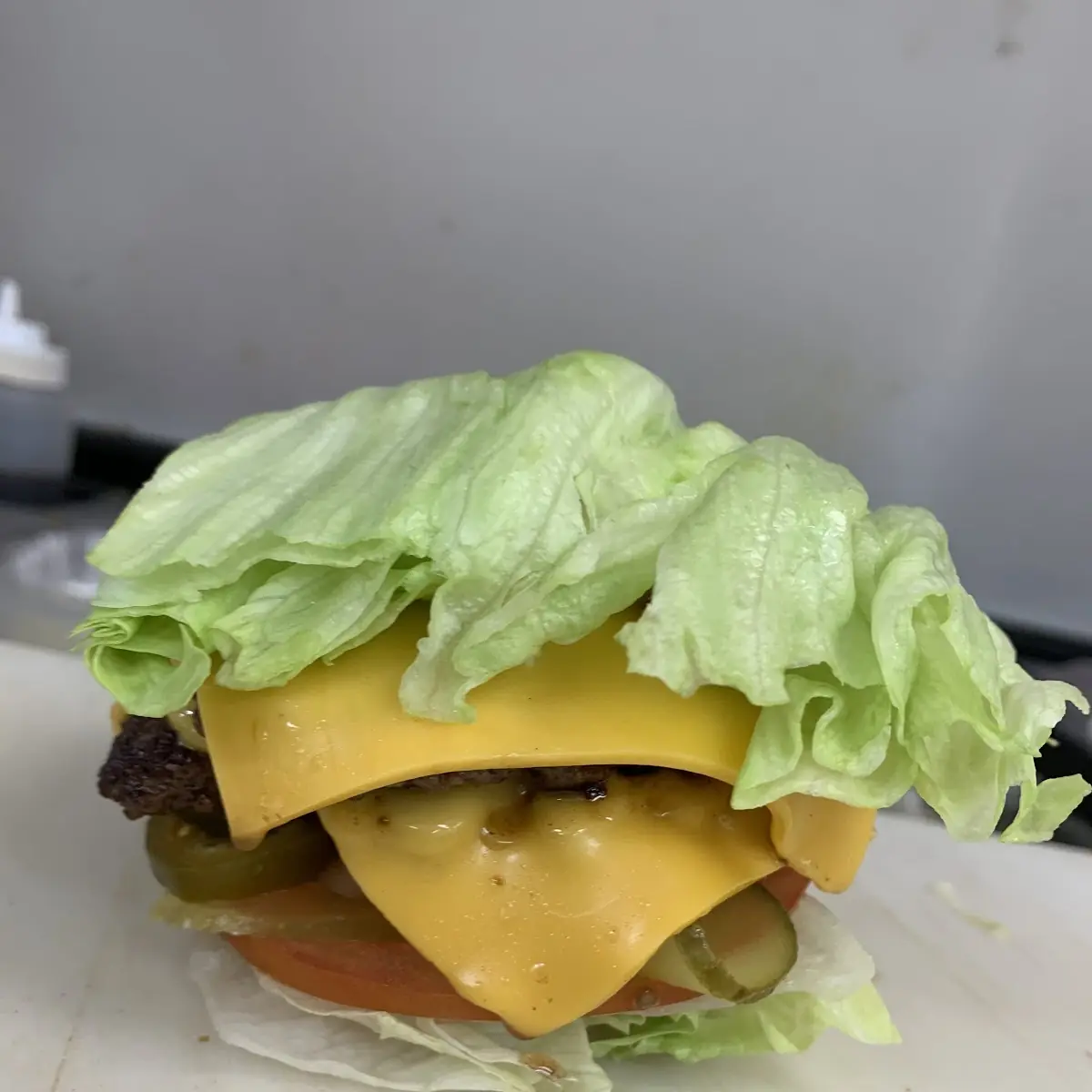 Lettuce Bun Double Cheese Burger