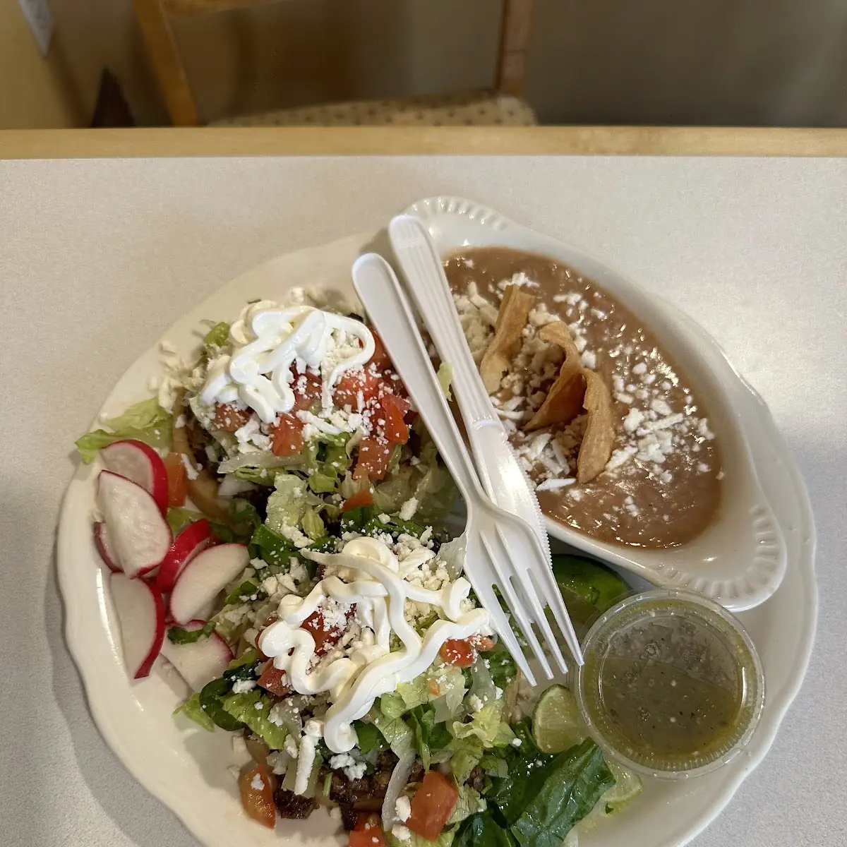2taco with Rice & Beans