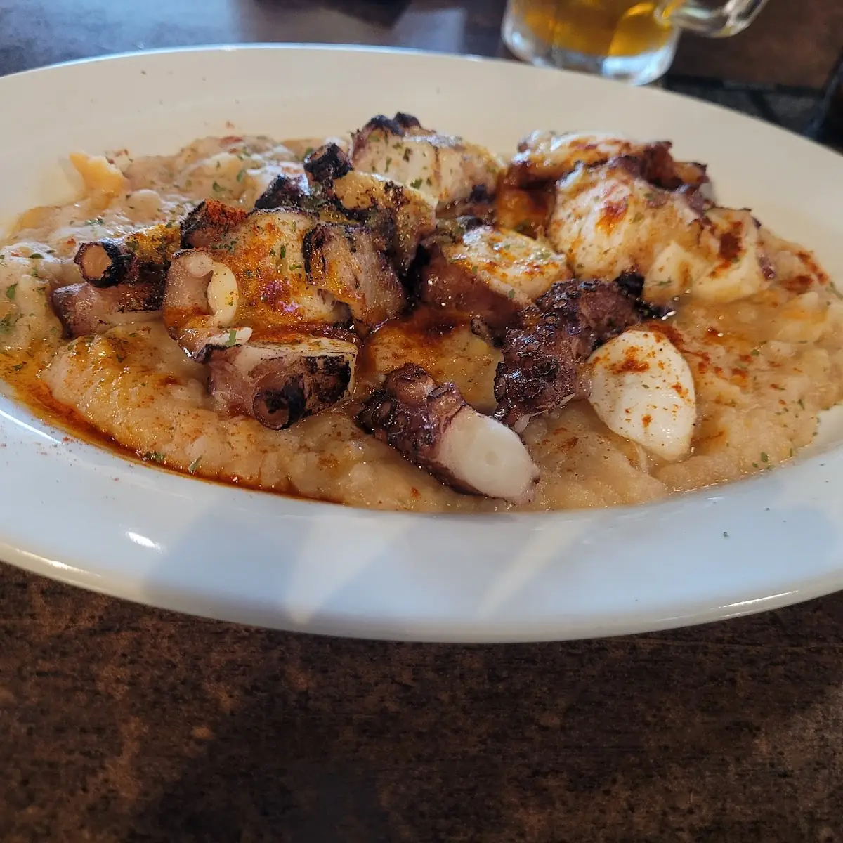 Galician Octopus with Mashed Potatoes