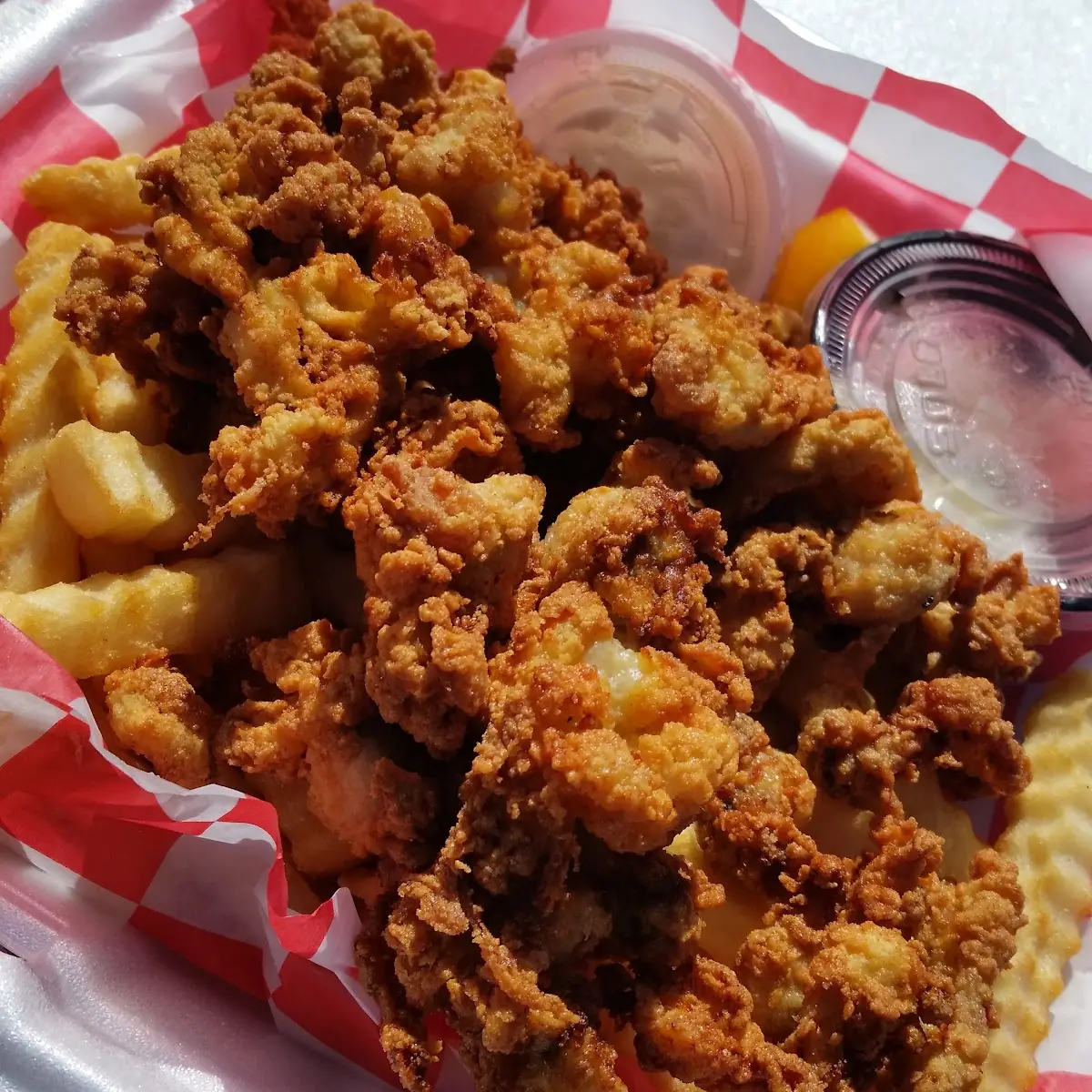 Fried Clams with Fries