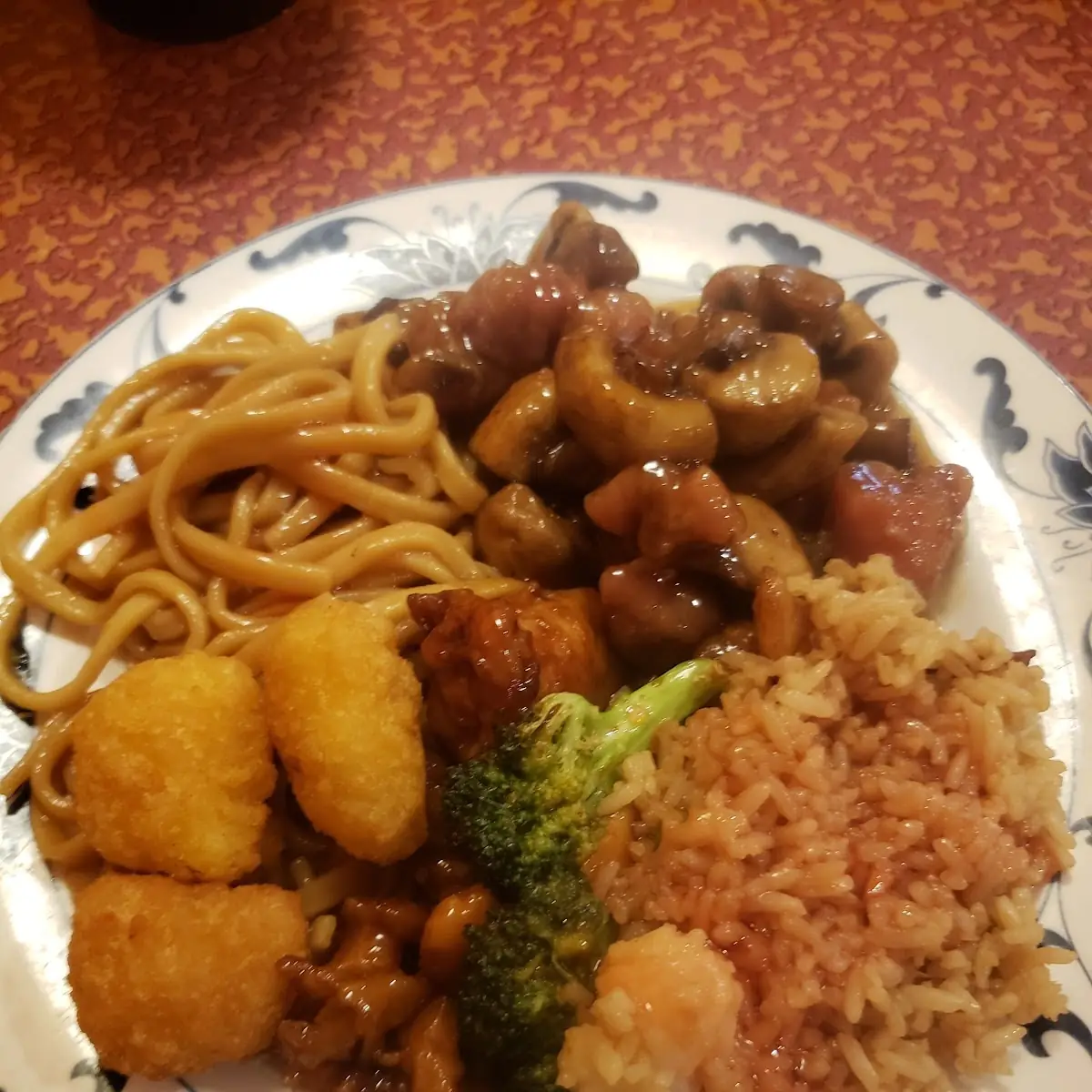 Corn Nuggets Noodle Chicken Broccoli