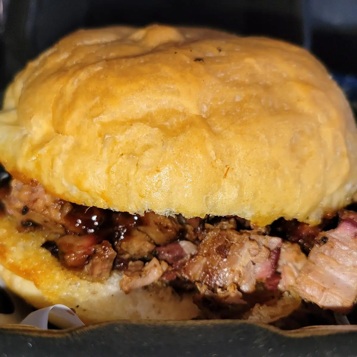 Chopped Brisket Sandwich
