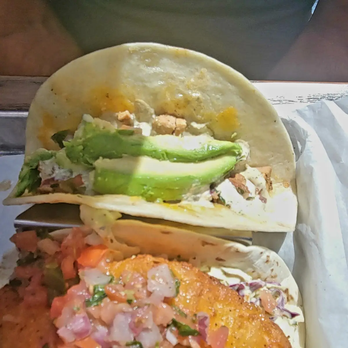 Mahi Mahi and Chipotle Chicken Tacos