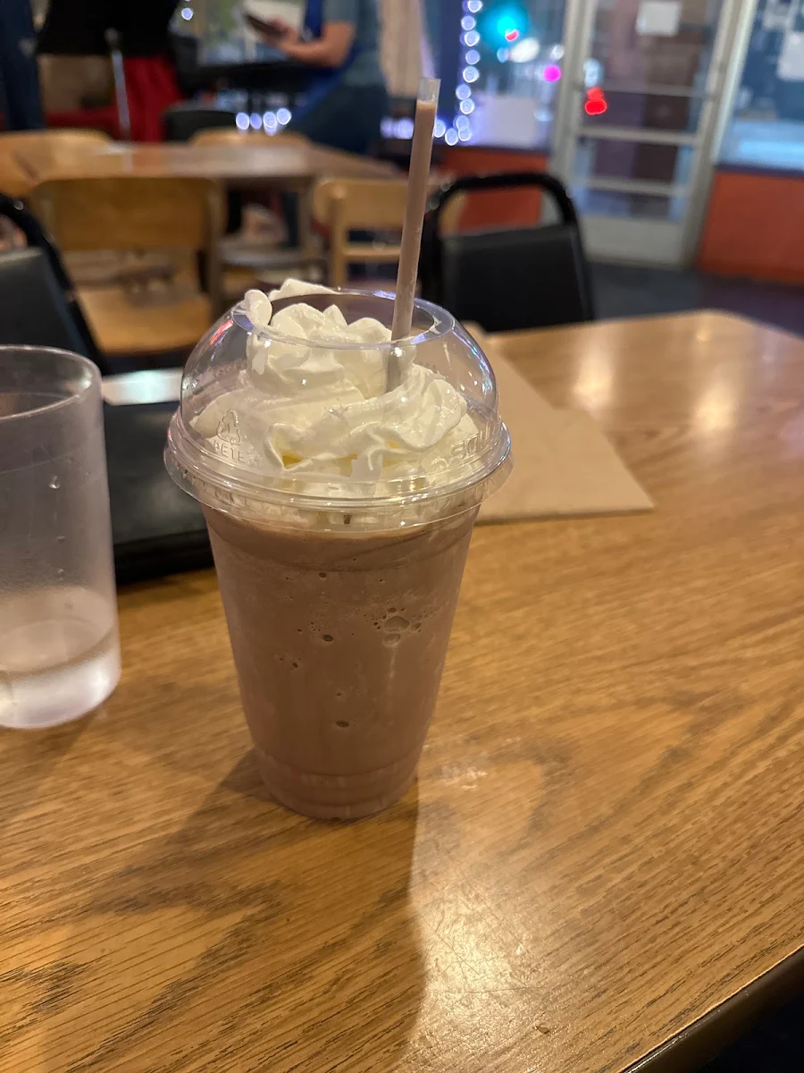 Chocolate Shake with Whipped Cream