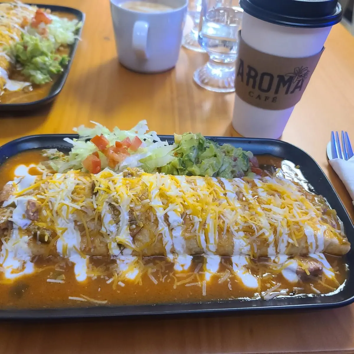 Smothered Carne Asada Burrito