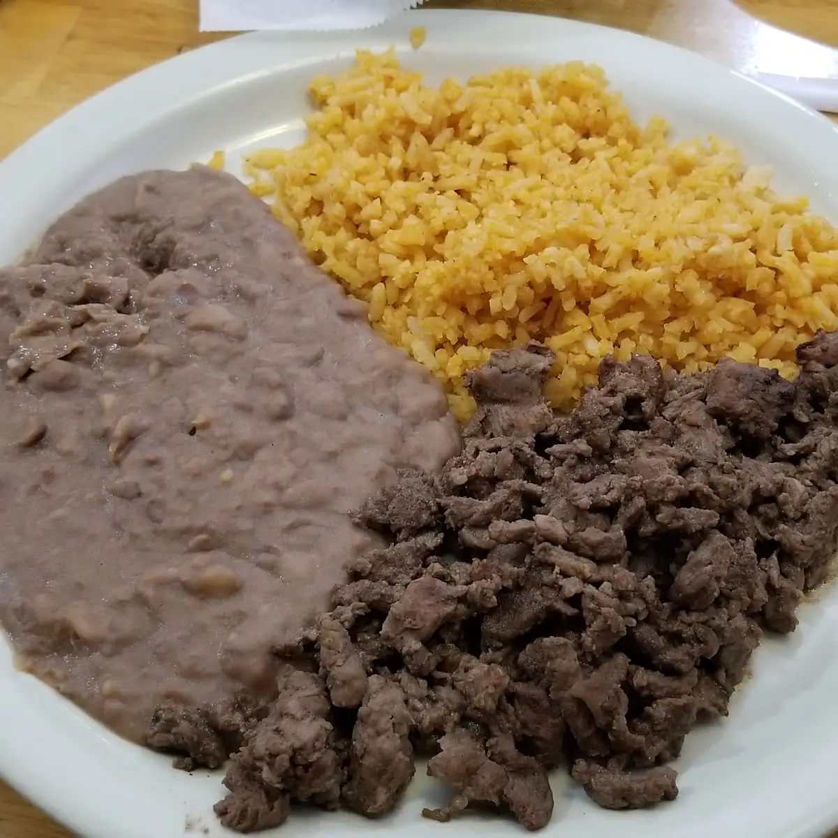 Carne Asada Rice & Beans Burrito