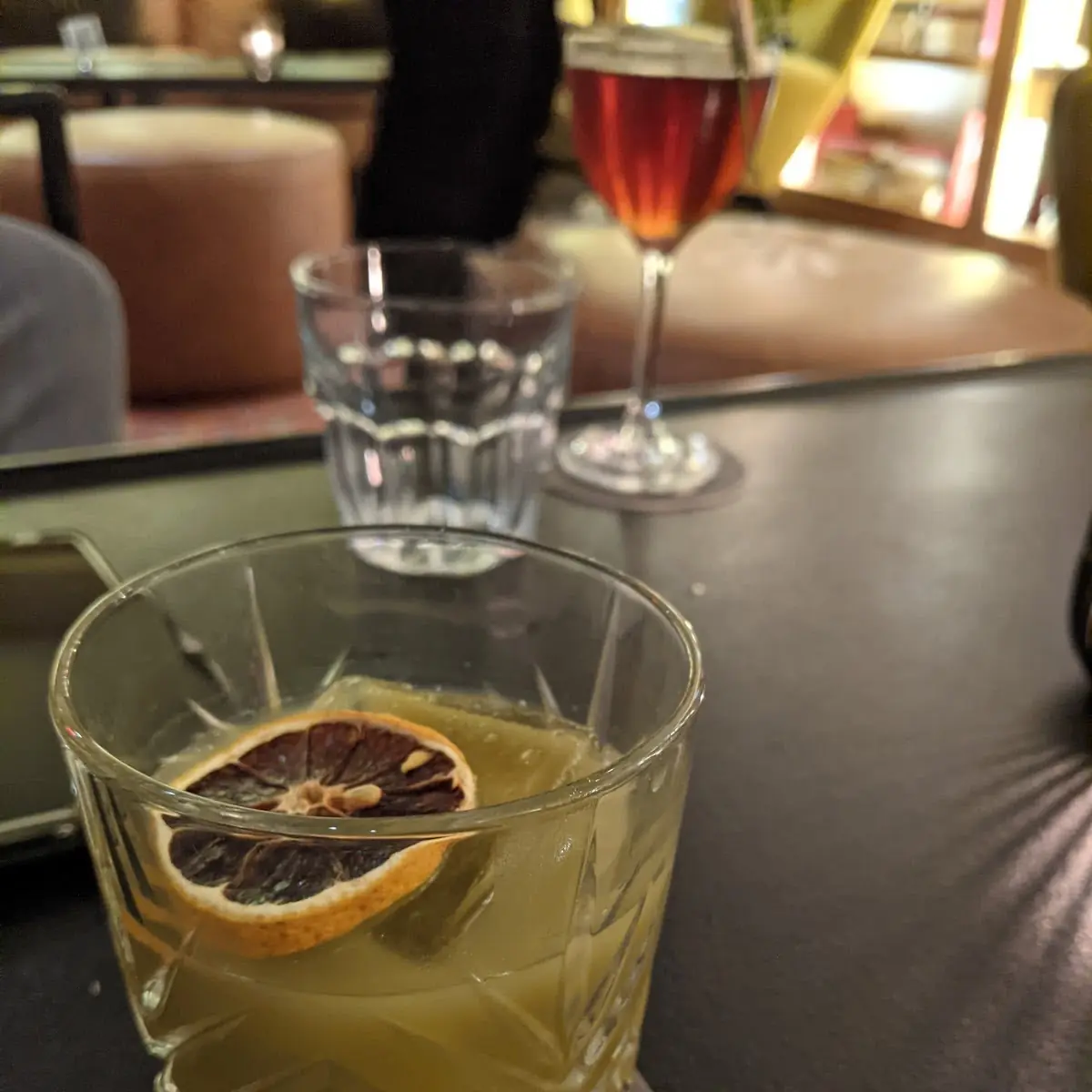 Green Tea Old Fashioned