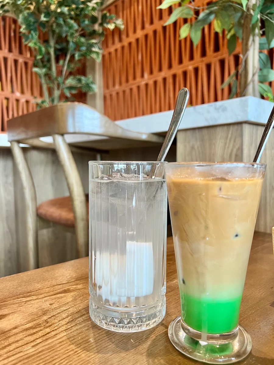 Coconut Pandan Latte