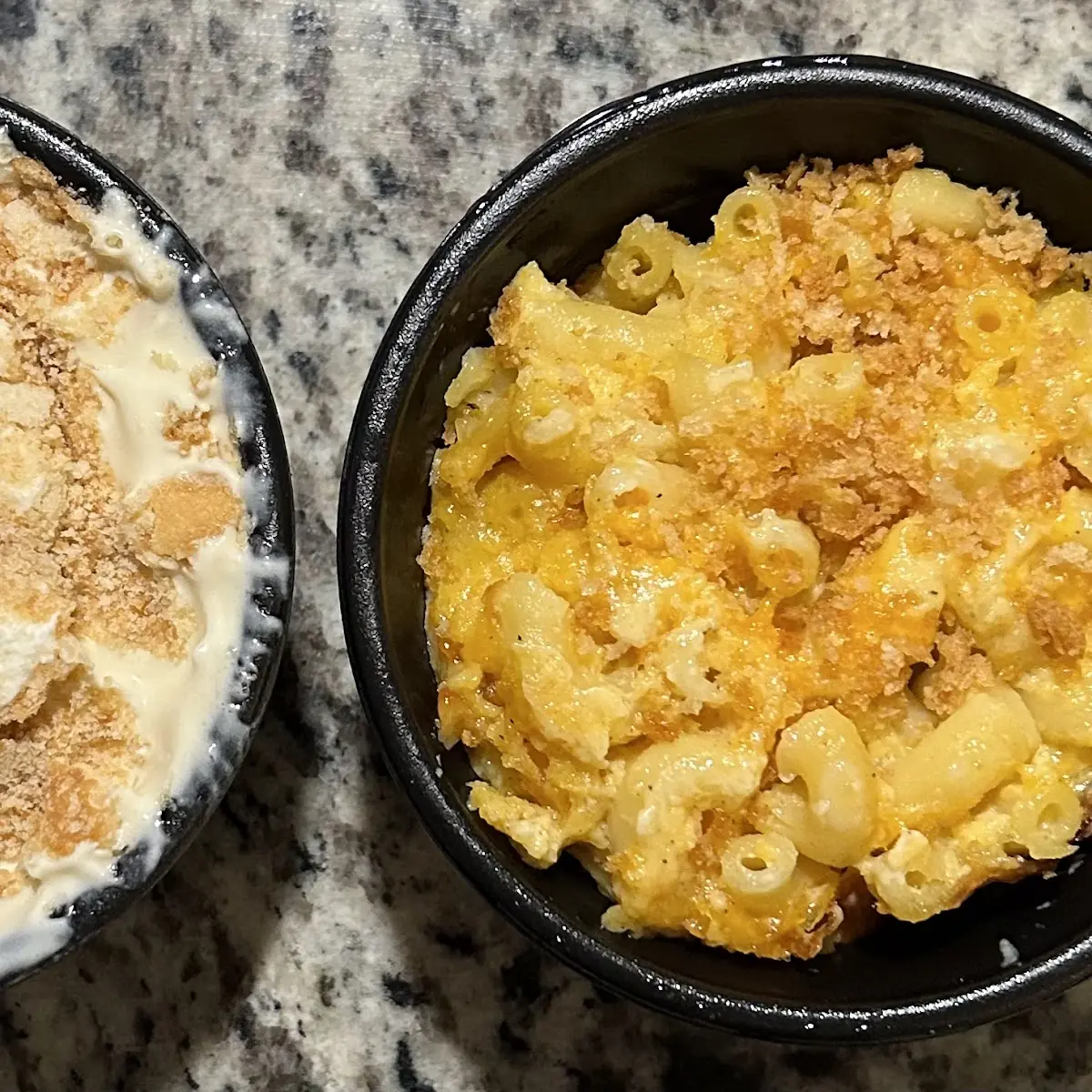 Macaroni and Cheese and Pudding